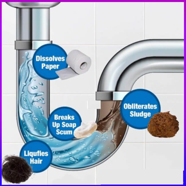 🔥Take advantage now! Buy 2, get 1 free! Sink and drain cleaner