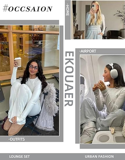 👚2026 Women's Casual Wear Long-Sleeved Loose-Fit Trouser Set 💕