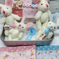 🔥 50% OFF! 🎁 Bunny Mummy & Baby Plush Pocket Tin – Handmade Easter Collectible with Cozy Blanket (Pink/Blue Ears) 🐇🎁