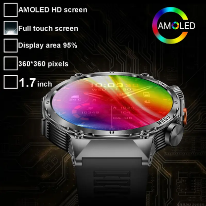 🎁New arrival 49% OFF💥⌚1.52" HD smartwatch for men – Phone calls and music control – Multiple sports modes – IP68 waterproof – Long battery life