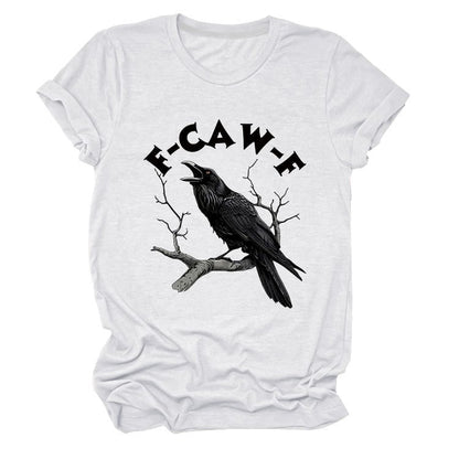 🤩🐦‍⬛F-Caw-F Funny Crow T-shirt