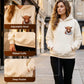 🐮 51% OFF!!🎁Cute Highland Cow Cozy Fleece-Lined Hooded Sweatshirt