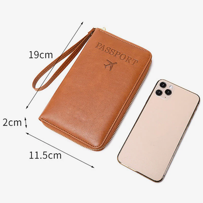 Multifunctional RFID Passport Wallet