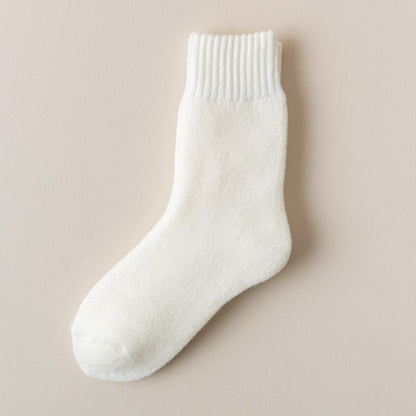 🎄Early Christmas Sale 49% OFF❄️5 Pairs Women's Solid Mid-calf Socks