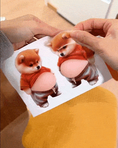 💞50K+ SOLD! 🔥🔥50% OFF!🎁🎁3D Cute Shiba Inu Self-Adhesive Door Stopper & Stress Ball