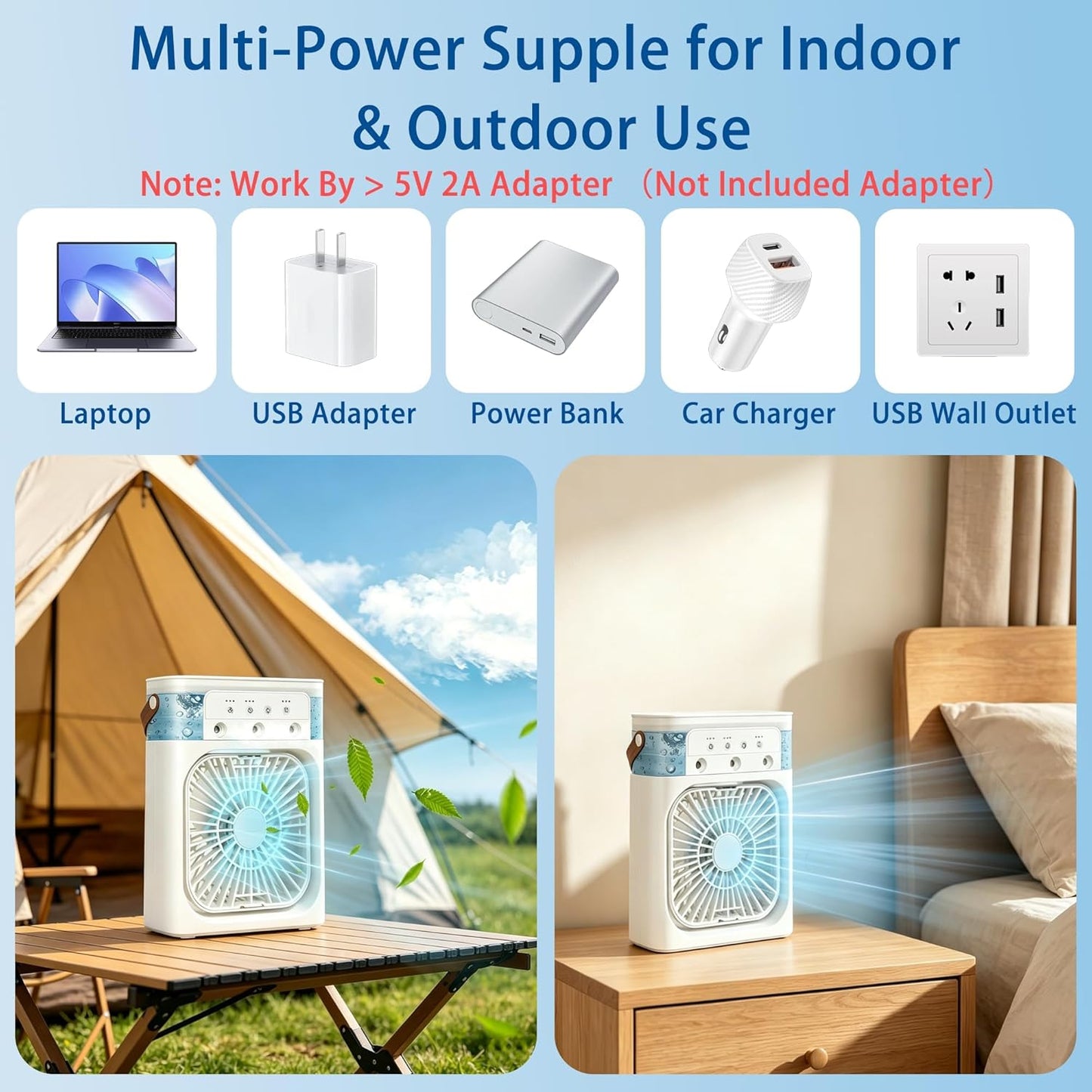 ❄️Multifunctional portable air conditioner