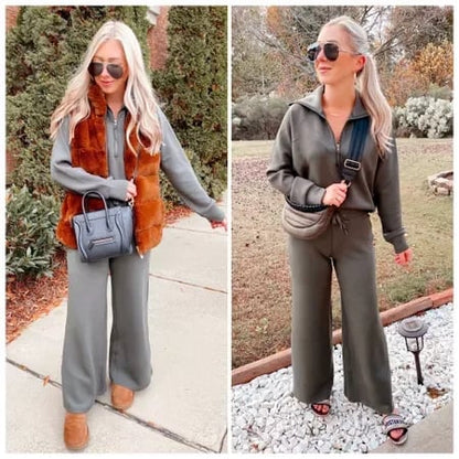 💝LAST DAY SALE 50% OFF!!⚡🎀Women's 2 Piece Casual Outfits Sweatsuit Set