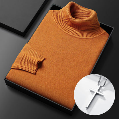 🔥HOT SALE-50% OFF ✨Men's Solid Color Premium Turtleneck Sweater