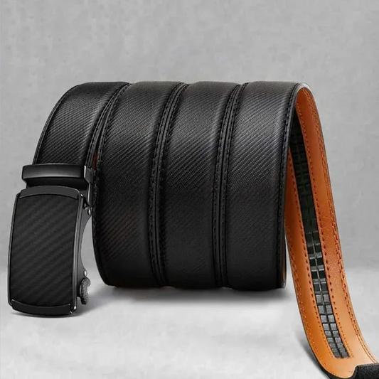 ✨️Best for Father's Day🎁 Leather Ratchet Belt With Adjustable Buckle💼
