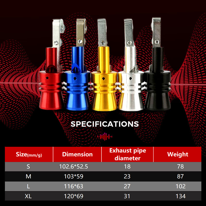 🏎️ LIMITED-TIME 50% OFF! 💥 Turbo Sound Simulator Whistle – Universal Fit, Sporty Roar, Easy Bolt-On ✨