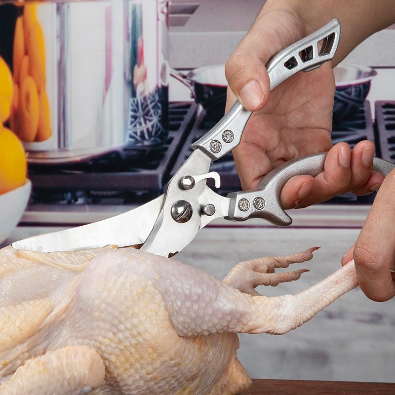 ✂🥩 HOT SALE NOW-50% OFF) -Heavy Duty Stainless Steel Bone-Cut Scissors