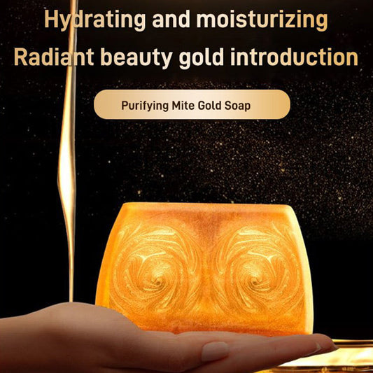 🥳2026 HOT SALE🥳💞50K+ SOLD!💥🧼✨ 50% OFF! Deep Cleansing Golden Perfume Soap – Rich fine foam, deep pore cleanse. Moisturizing golden ingredients, floral fragrance. Leaves skin soft, smooth & radiant. Your daily luxury. 🌸🛁