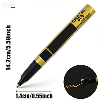 🐦Golden Tombstone Marker Pen for Restoring Faded Grave Inscriptions
