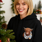 🐮 51% OFF!!🎁Cute Highland Cow Cozy Fleece-Lined Hooded Sweatshirt