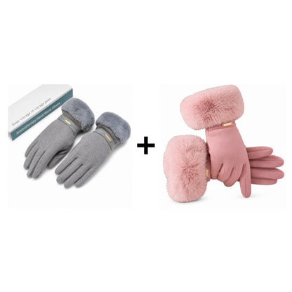 🌸Hot Sale 50% OFF💖Women's Winter Thermal Touchscreen Gloves Windproof Warm Gloves for Outdoor Cycling and Driving