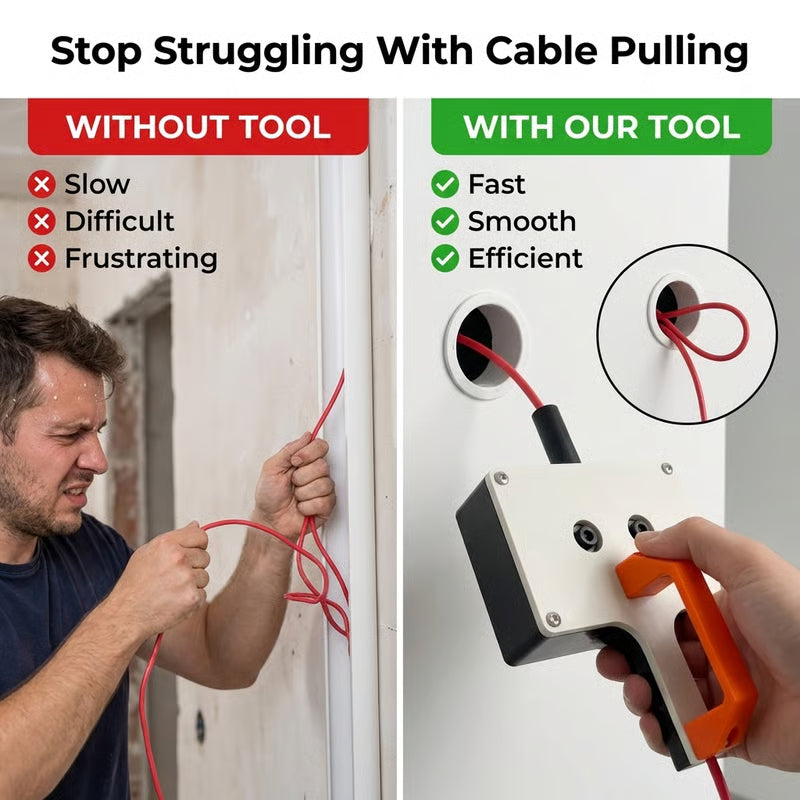 🏠Hot Sale-50% OFF🔥Efficient Cable Pulling Tool – The Ultimate Solution for Easy Wiring🔧