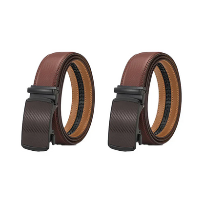 ✨️Best for Father's Day🎁 Leather Ratchet Belt With Adjustable Buckle💼