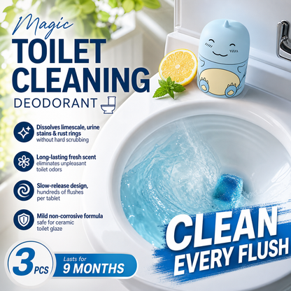 🔥HOT SALE🔥Magic Toilet Cleaning Deodorant – Remove Stains, Beat Bad Odors!