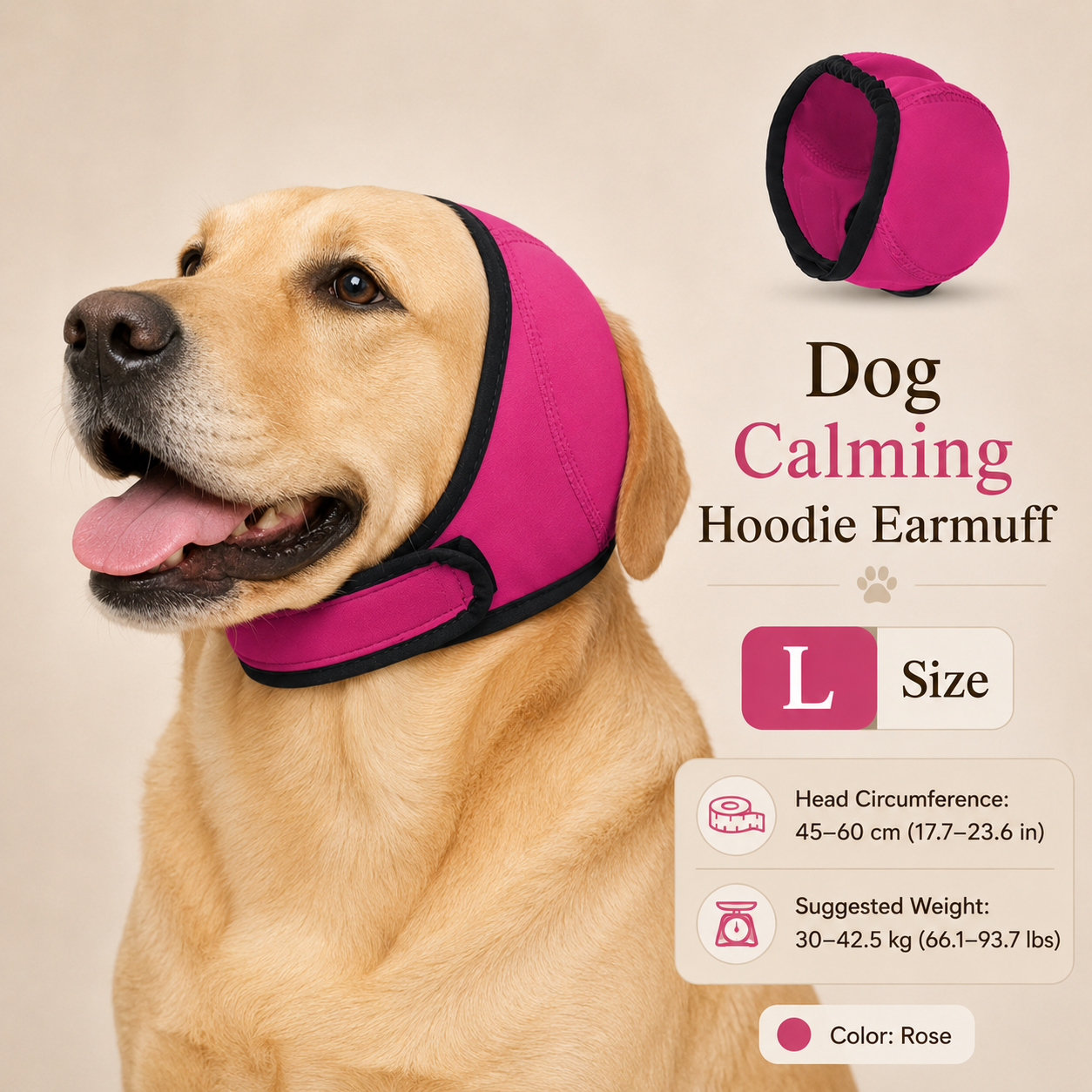 Waterproof Dog Calming Hoodie