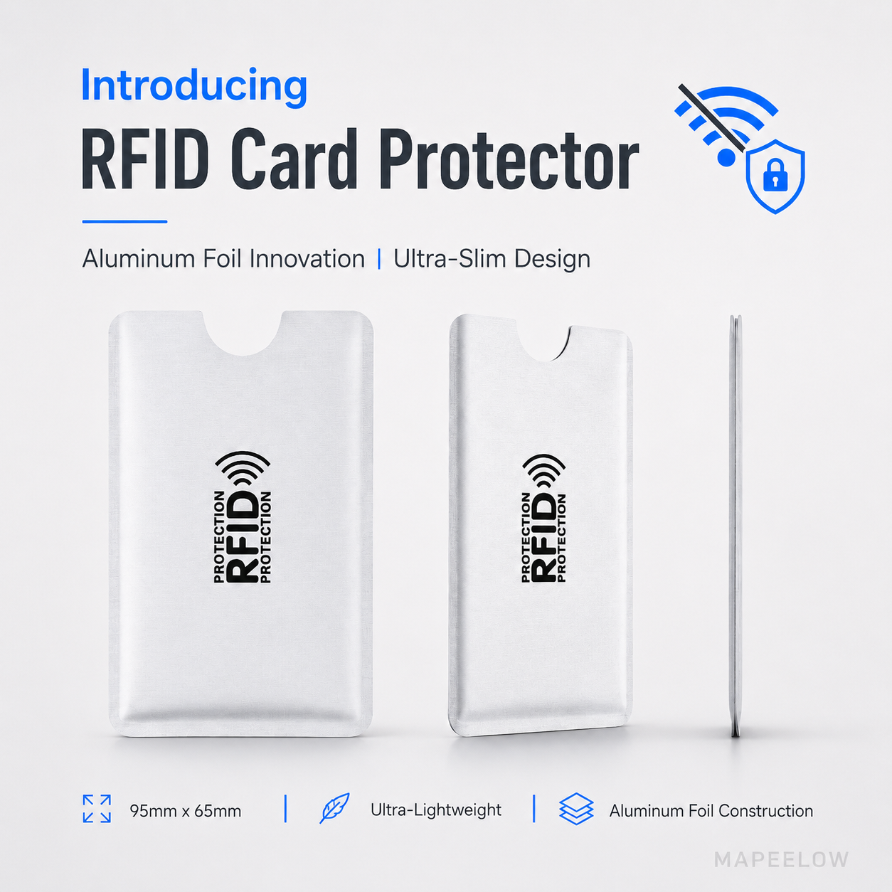 💳RFID Blocking Credit Card Cases– Slim Anti-Theft Wallet Protection 🔒