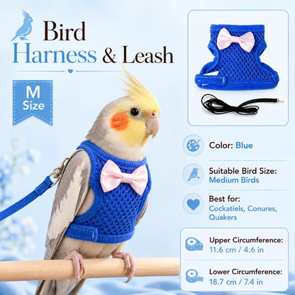 Parrot Flight Harness with Leash