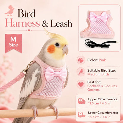 Parrot Flight Harness with Leash