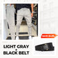 👖Men’s Casual Slim-Fit Solid Color Pants+Belt