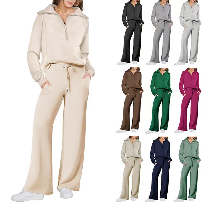 💝LAST DAY SALE 50% OFF!!⚡🎀Women's 2 Piece Casual Outfits Sweatsuit Set