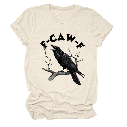 🤩🐦‍⬛F-Caw-F Funny Crow T-shirt