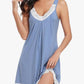 ✨🛍️New Arrivals -Lace Hollow Nightgown – Soft Cotton & Relaxed Fit for All-Night Comfort