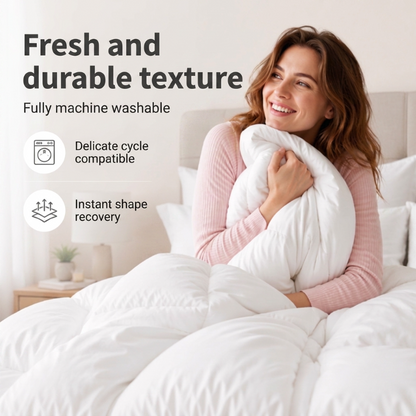 ☁️ 50% OFF NOW! 🛏️ Ultra-Soft Luxury Hotel Style Comforter – Cloud-Like Weightlessness, Breathable Fluffiness & All-Season Comfort ✨