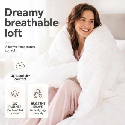 ☁️ 50% OFF NOW! 🛏️ Ultra-Soft Luxury Hotel Style Comforter – Cloud-Like Weightlessness, Breathable Fluffiness & All-Season Comfort ✨
