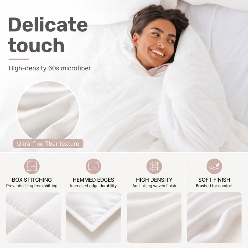 ☁️ 50% OFF NOW! 🛏️ Ultra-Soft Luxury Hotel Style Comforter – Cloud-Like Weightlessness, Breathable Fluffiness & All-Season Comfort ✨