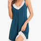 ✨🛍️New Arrivals -Lace Hollow Nightgown – Soft Cotton & Relaxed Fit for All-Night Comfort