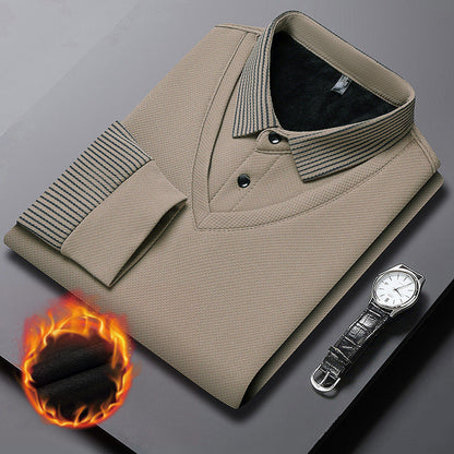 🎁 Hot Sale 50% OFF 🔥Striped Lapel Fake Two-Piece Shirt