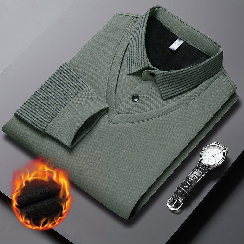 🎁 Hot Sale 50% OFF 🔥Striped Lapel Fake Two-Piece Shirt