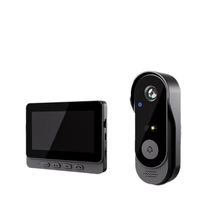 🚪 60% OFF NOW ! 📹 Wireless Doorbell Camera – 1080P, 170° Angle, 4.3-inch Screen, IPX65 Waterproof & Night Vision ✨