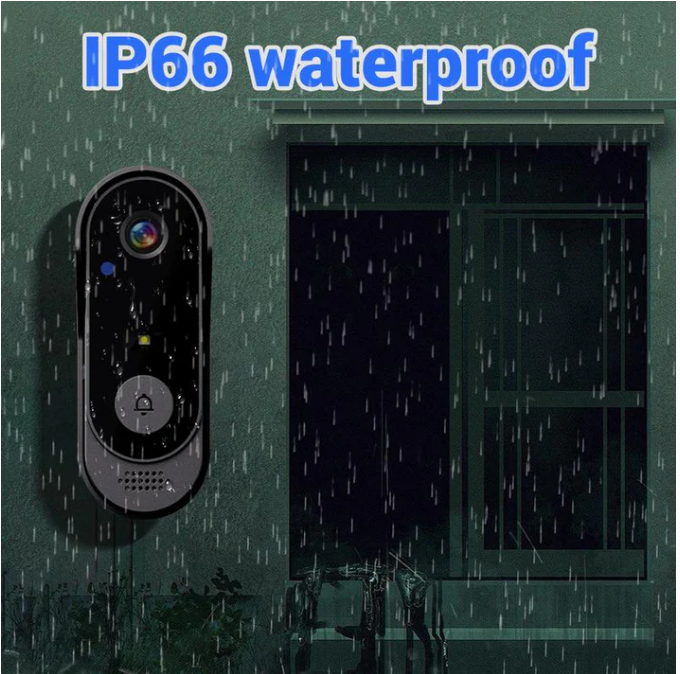 🚪 60% OFF NOW ! 📹 Wireless Doorbell Camera – 1080P, 170° Angle, 4.3-inch Screen, IPX65 Waterproof & Night Vision ✨