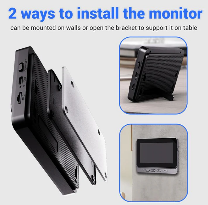 🚪 60% OFF NOW ! 📹 Wireless Doorbell Camera – 1080P, 170° Angle, 4.3-inch Screen, IPX65 Waterproof & Night Vision ✨