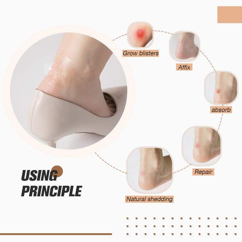 20 PCS Invisible Anti-wear Foot Sticker