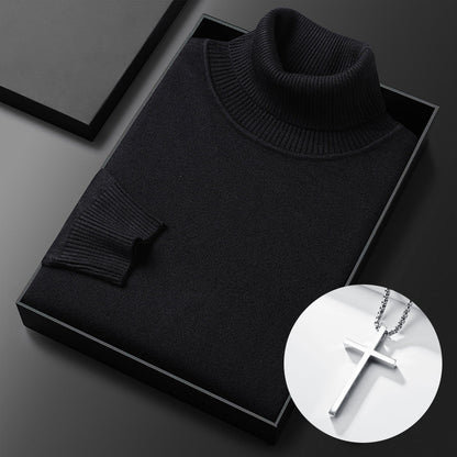 🔥HOT SALE-50% OFF ✨Men's Solid Color Premium Turtleneck Sweater
