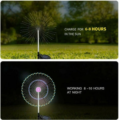 📢📢50% OFF !! ⏰🔥Waterproof Solar Garden Fireworks Lamp
