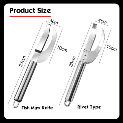 ✨Buy More Save More✨ Stainless Steel 3 In 1 Fish Maw Knife