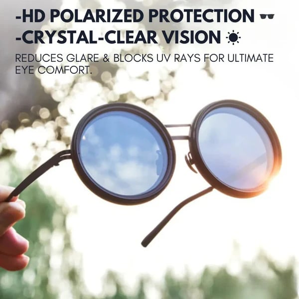 🕶️ 50% OFF NOW! 🌞 Adjustable Tint Polarized Round Sunglasses – UV400 Protection, Lightweight & Scratch-Resistant ✨