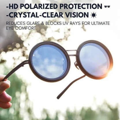 🕶️ 50% OFF NOW! 🌞 Adjustable Tint Polarized Round Sunglasses – UV400 Protection, Lightweight & Scratch-Resistant ✨
