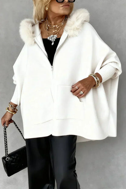 🔥LAST DAY SALE 60% OFF!!💥🎁Women Fur Collar Solid Color Casual Jacket