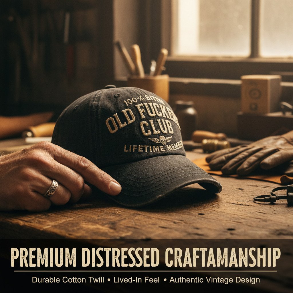 🎁LAST DAY SALE 49% OFF🔥Vintage Distressed "Old Club" Lifetime Member Cap