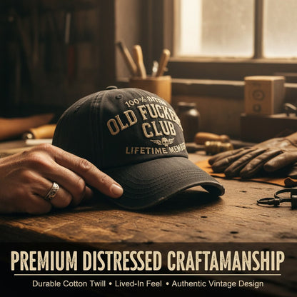 🎁LAST DAY SALE 49% OFF🔥Vintage Distressed "Old Club" Lifetime Member Cap