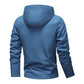 🎁New arrival 50% OFF💥Men's Solid Color Waterproof Windproof Drawstring Zip-up Hoodie Jacket