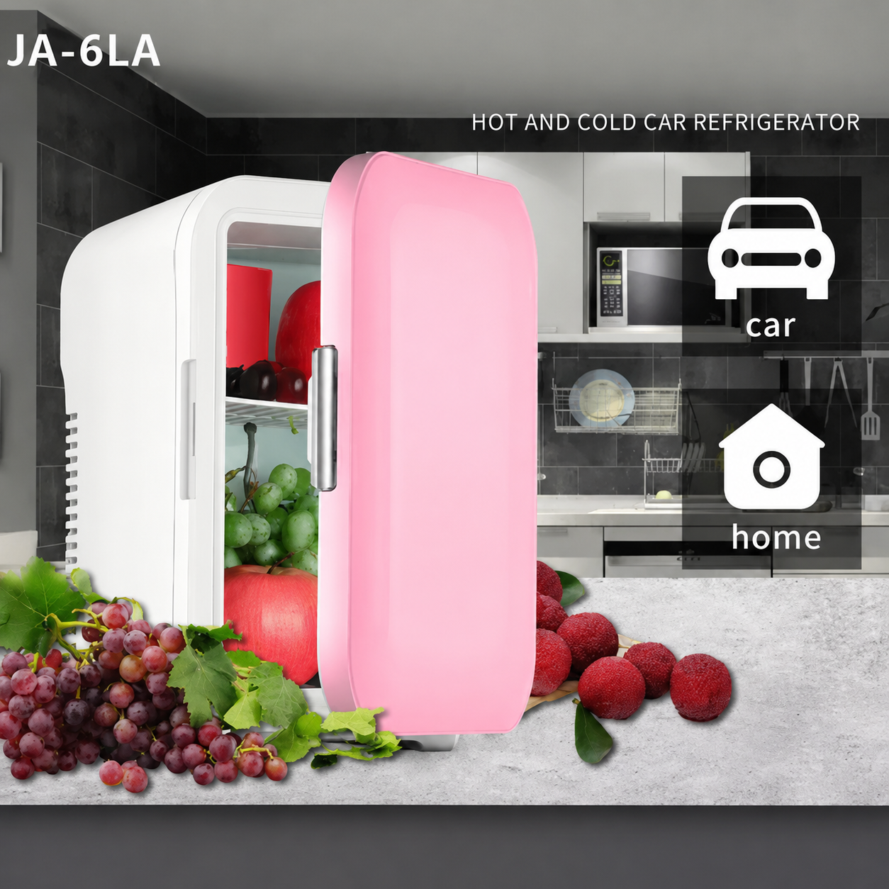⏰🔥LIMITED TIME 50% OFF! ❄️ 4L Mini Car Refrigerator – Keep Drinks & Snacks Cool On-The-Go, Compact & Portable 🚗✨
